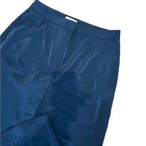 H&M black womens trousers high waisted slacks pants